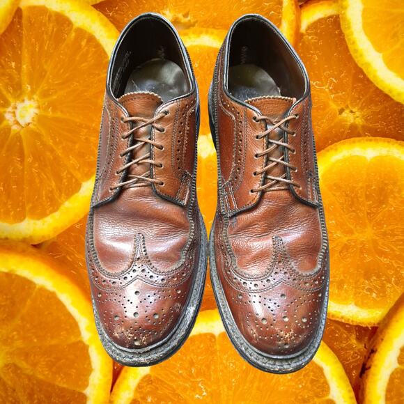 Crown Imperial Brown Leather‎ Oxfords Size 8D main image 7